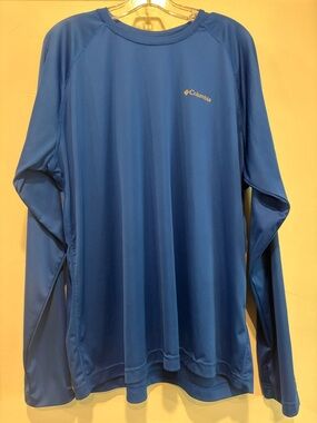 Columbia Blue Long-Sleeve Performance Top